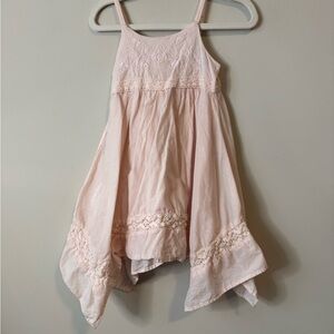 Tahari Blush Pink Dress with Lace Detail size 2T